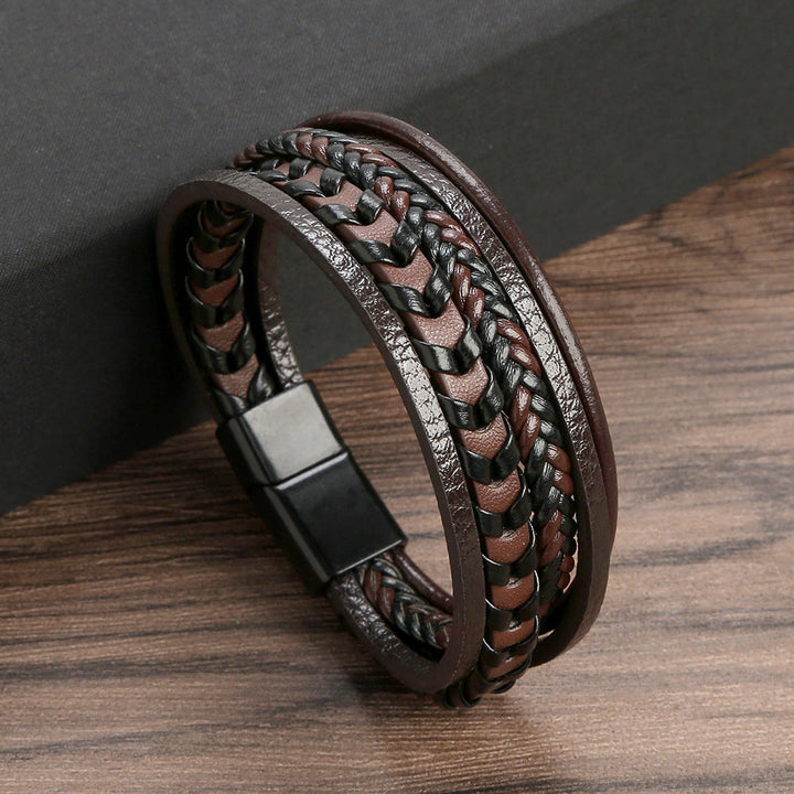 BRYNOUVELLE | BRACELET HOMME EN CUIR DE LUXE