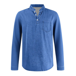 BRYNOUVELLE | T-SHIRT À MANCHES LONGUES TRADITIONNEL POUR HOMME
