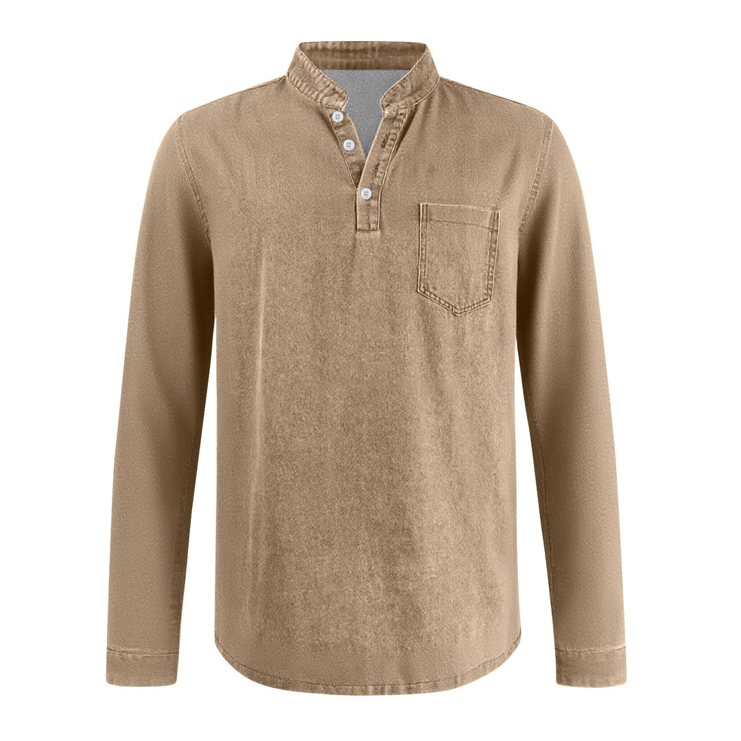 BRYNOUVELLE | T-SHIRT À MANCHES LONGUES TRADITIONNEL POUR HOMME