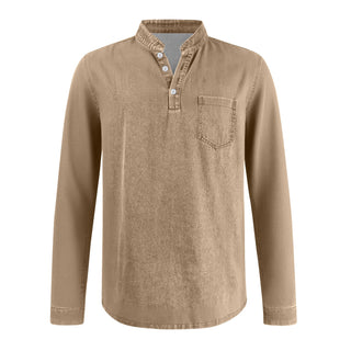 BRYNOUVELLE | T-SHIRT À MANCHES LONGUES TRADITIONNEL POUR HOMME