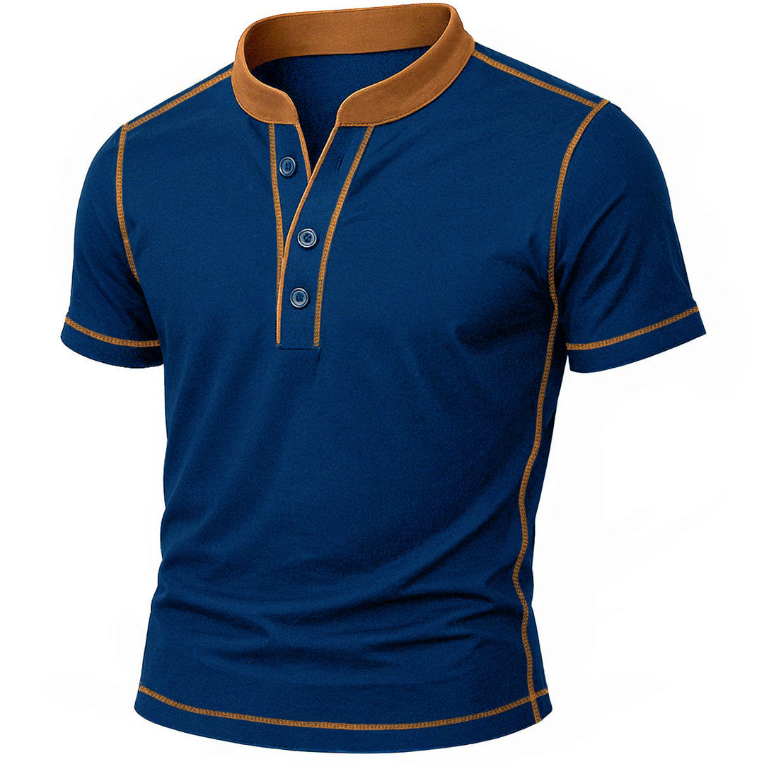 BRYNOUVELLE | CHEMISE HENLEY AVEC BORD EMBER
