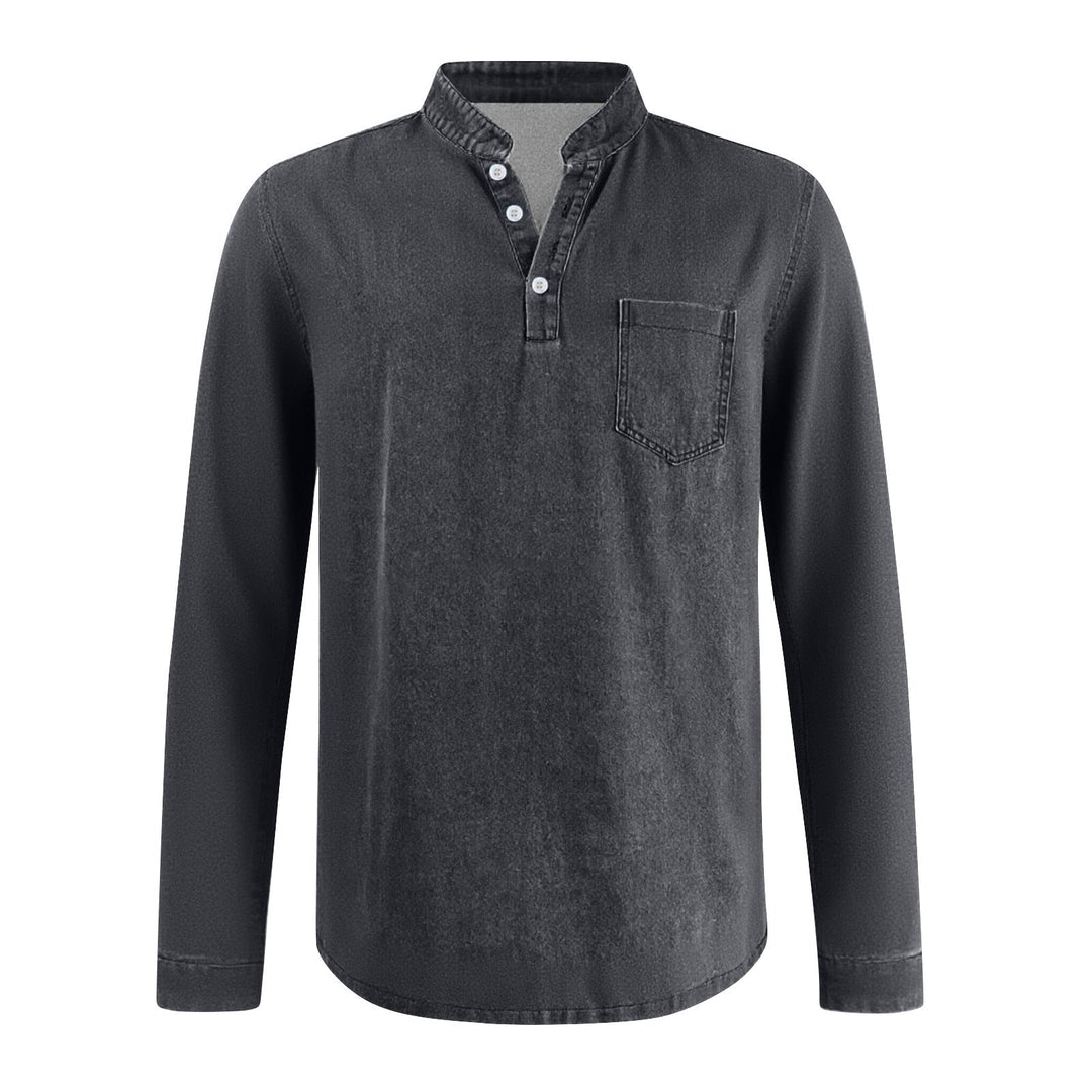 BRYNOUVELLE | T-SHIRT À MANCHES LONGUES TRADITIONNEL POUR HOMME