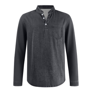BRYNOUVELLE | T-SHIRT À MANCHES LONGUES TRADITIONNEL POUR HOMME