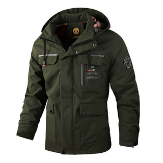 BRYNOUVELLE | Veste à Capuche avec Fermeture Éclair pour Hommes