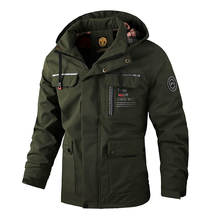 BRYNOUVELLE | Veste à Capuche avec Fermeture Éclair pour Hommes