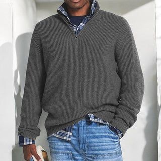 BRYNOUVELLE | PULL HOMME À DEMI-FERMETURE ÉCLAIR