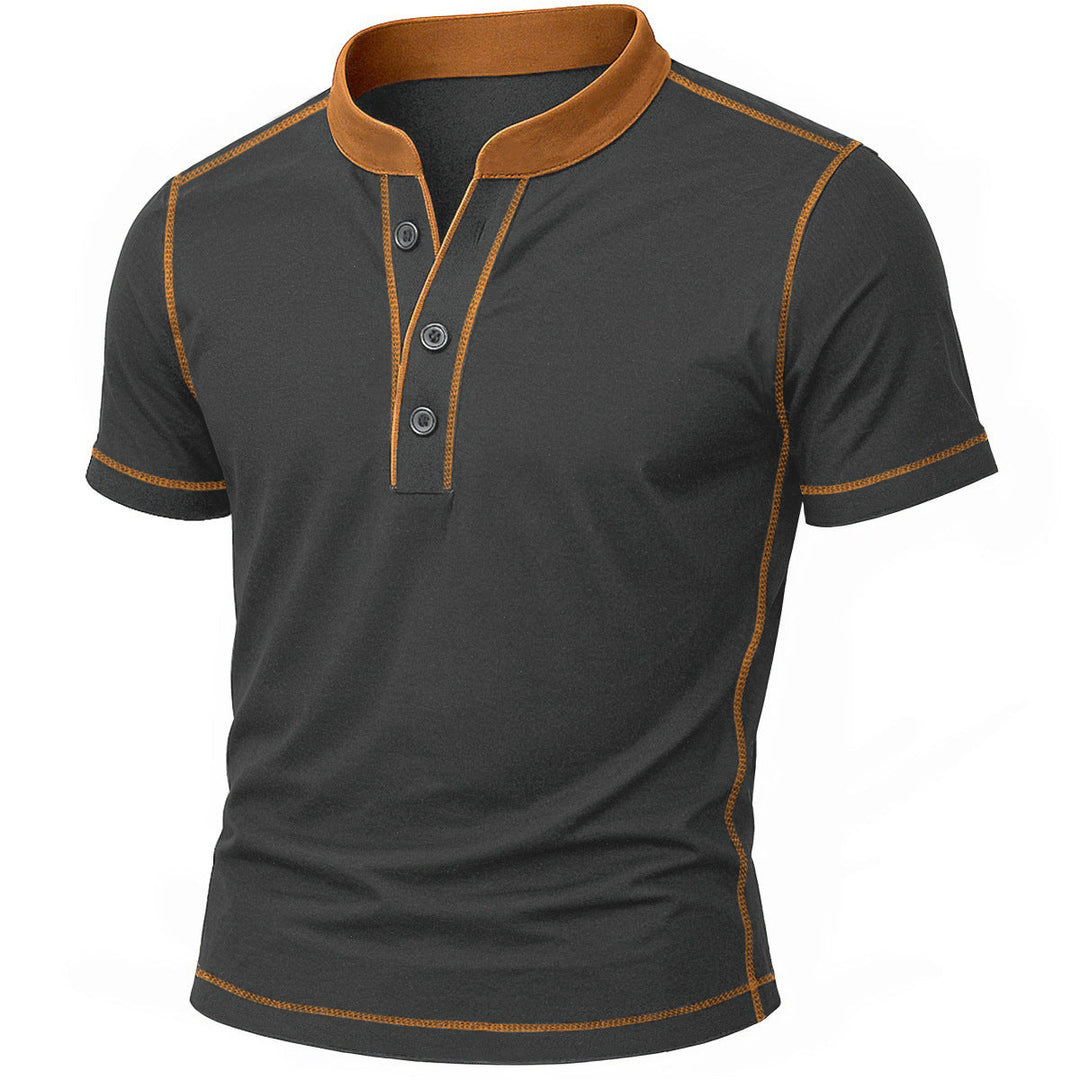 BRYNOUVELLE | CHEMISE HENLEY AVEC BORD EMBER