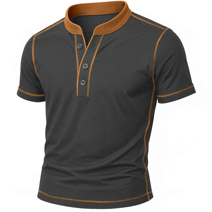 BRYNOUVELLE | CHEMISE HENLEY AVEC BORD EMBER