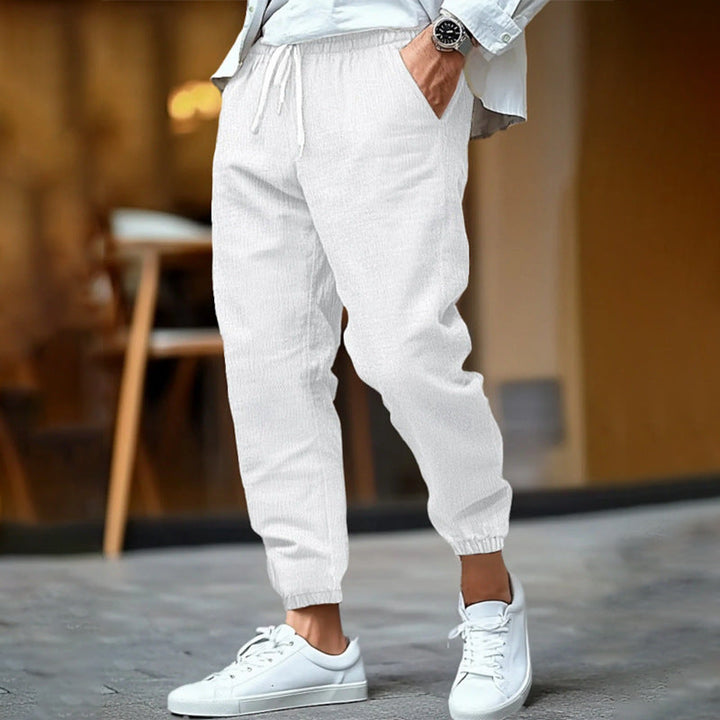 BRYNOUVELLE | PANTALON À CORDON DE SERRAGE COASTAL POUR HOMMES