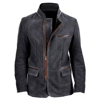 BRYNOUVELLE | Veste en Daim pour Homme - Modèle Terrain