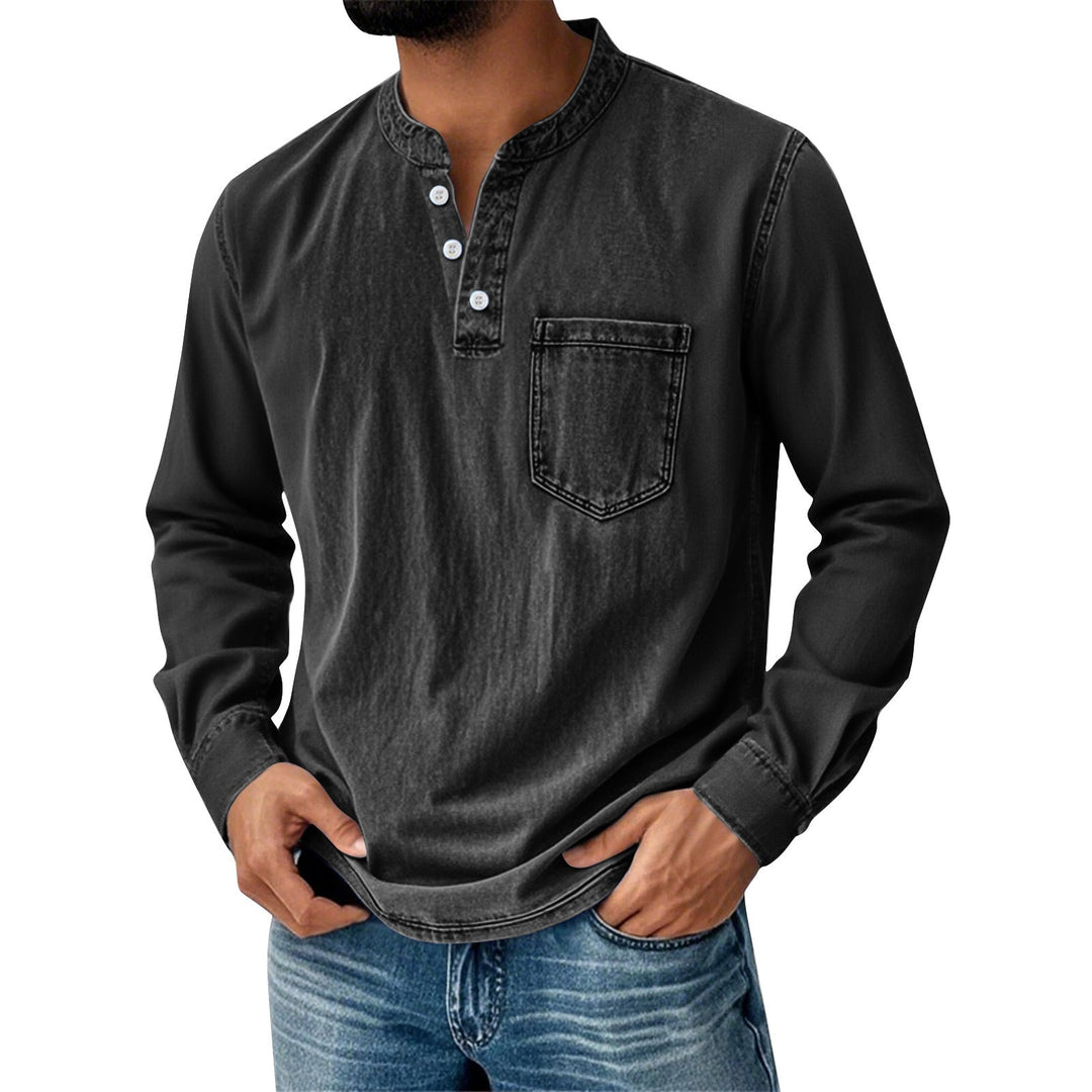 BRYNOUVELLE | T-SHIRT À MANCHES LONGUES TRADITIONNEL POUR HOMME