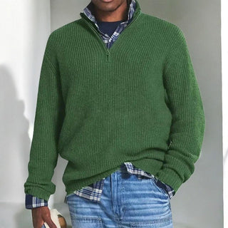 BRYNOUVELLE | PULL HOMME À DEMI-FERMETURE ÉCLAIR