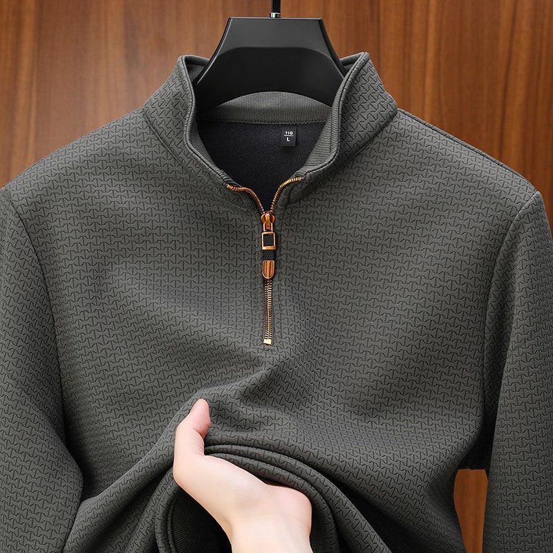 BRYNOUVELLE | HOMME PULL À ZIP COURT