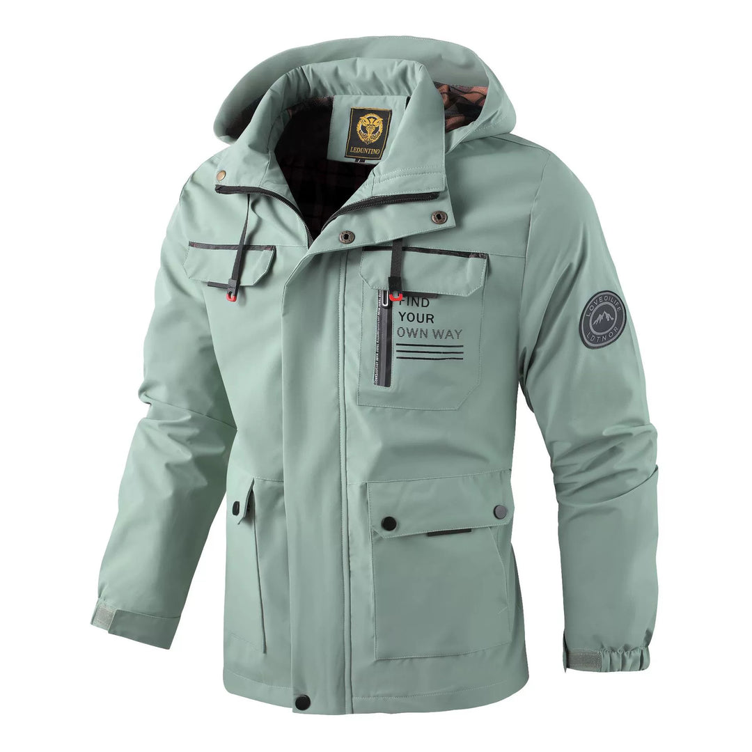 BRYNOUVELLE | Veste à Capuche avec Fermeture Éclair pour Hommes