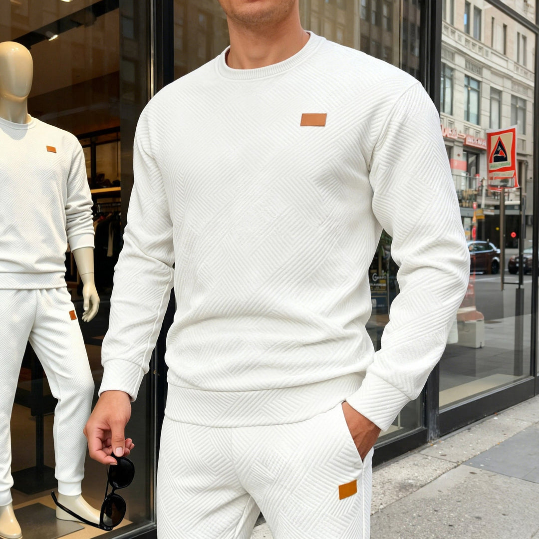 BRYNOUVELLE | PULL EN MAILLE TEXTURÉE POUR HOMMES