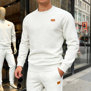 BRYNOUVELLE | PULL EN MAILLE TEXTURÉE POUR HOMMES
