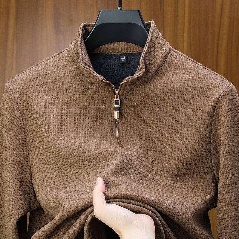BRYNOUVELLE | HOMME PULL À ZIP COURT