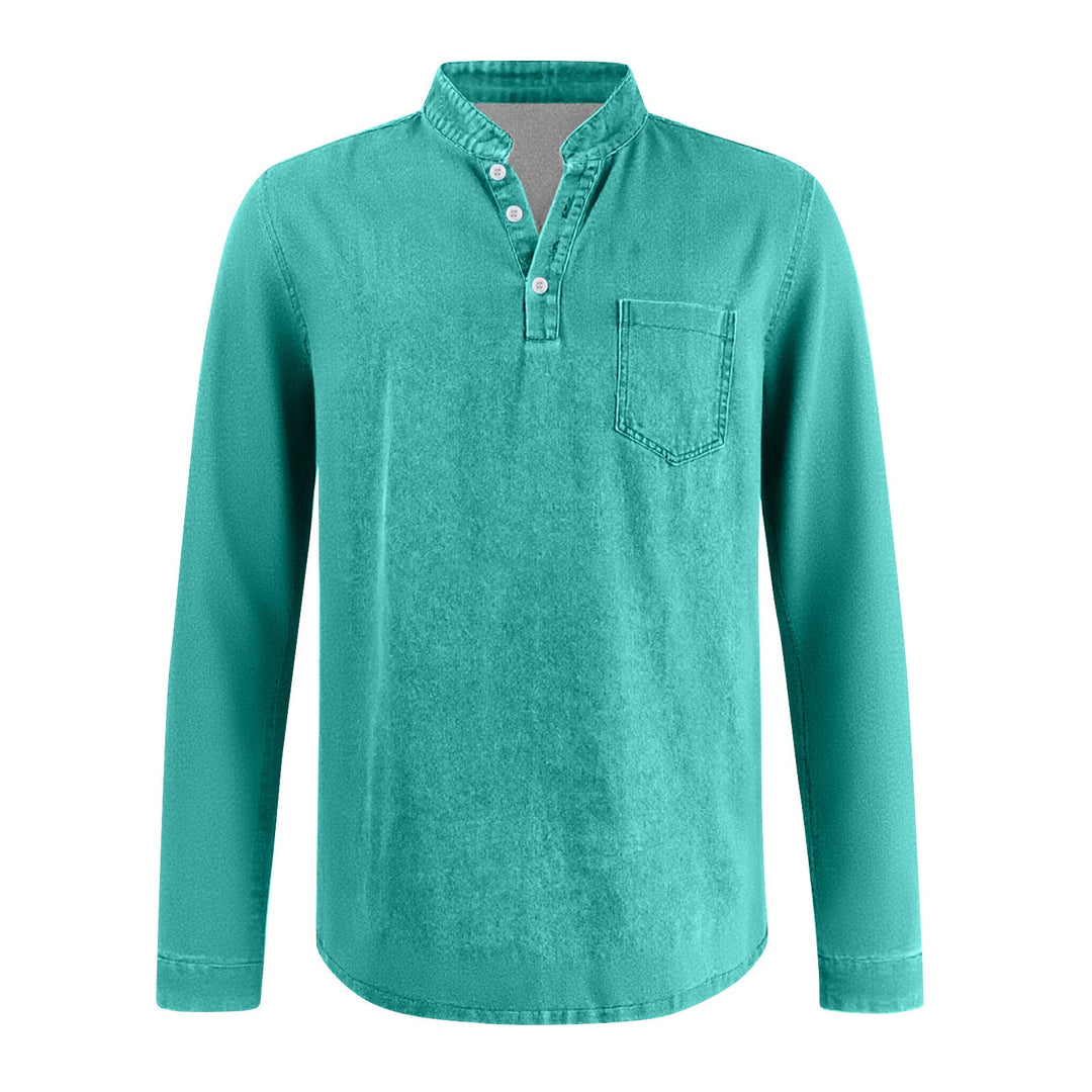 BRYNOUVELLE | T-SHIRT À MANCHES LONGUES TRADITIONNEL POUR HOMME