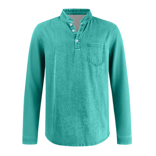 BRYNOUVELLE | T-SHIRT À MANCHES LONGUES TRADITIONNEL POUR HOMME