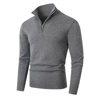 BRYNOUVELLE | Pull en Maille à Demi-Fermeture Éclair pour Homme
