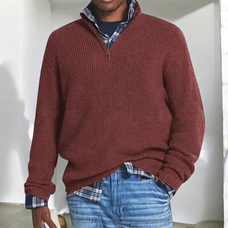 BRYNOUVELLE | PULL HOMME À DEMI-FERMETURE ÉCLAIR