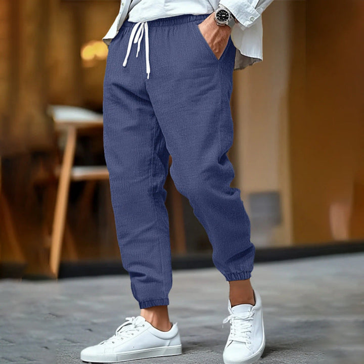 BRYNOUVELLE | PANTALON À CORDON DE SERRAGE COASTAL POUR HOMMES