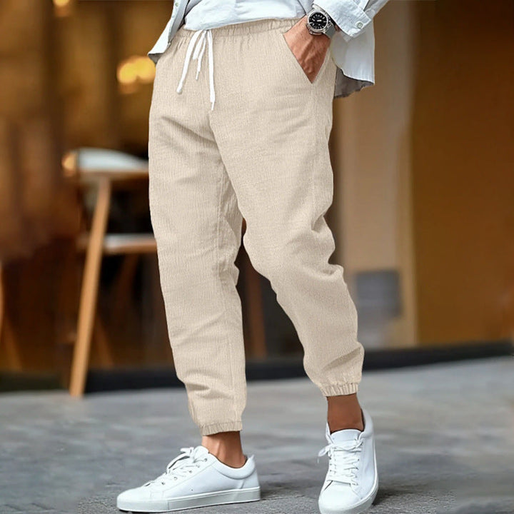 BRYNOUVELLE | PANTALON À CORDON DE SERRAGE COASTAL POUR HOMMES