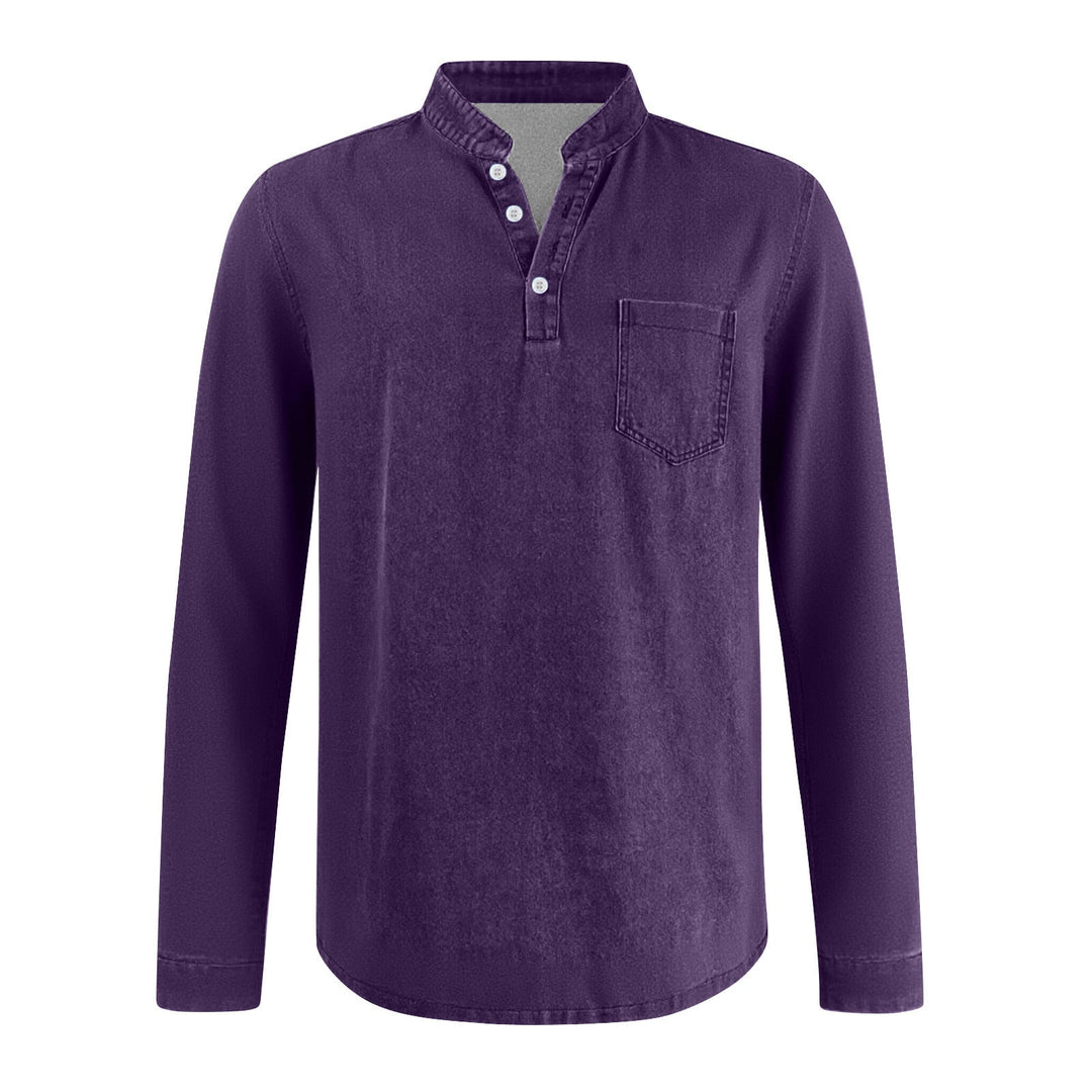 BRYNOUVELLE | T-SHIRT À MANCHES LONGUES TRADITIONNEL POUR HOMME