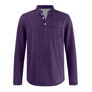 BRYNOUVELLE | T-SHIRT À MANCHES LONGUES TRADITIONNEL POUR HOMME