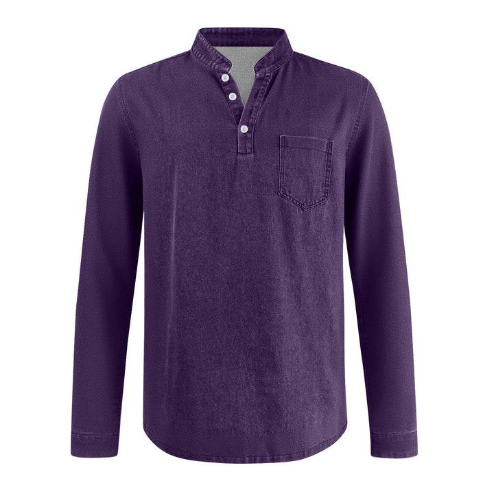 BRYNOUVELLE | T-SHIRT À MANCHES LONGUES TRADITIONNEL POUR HOMME