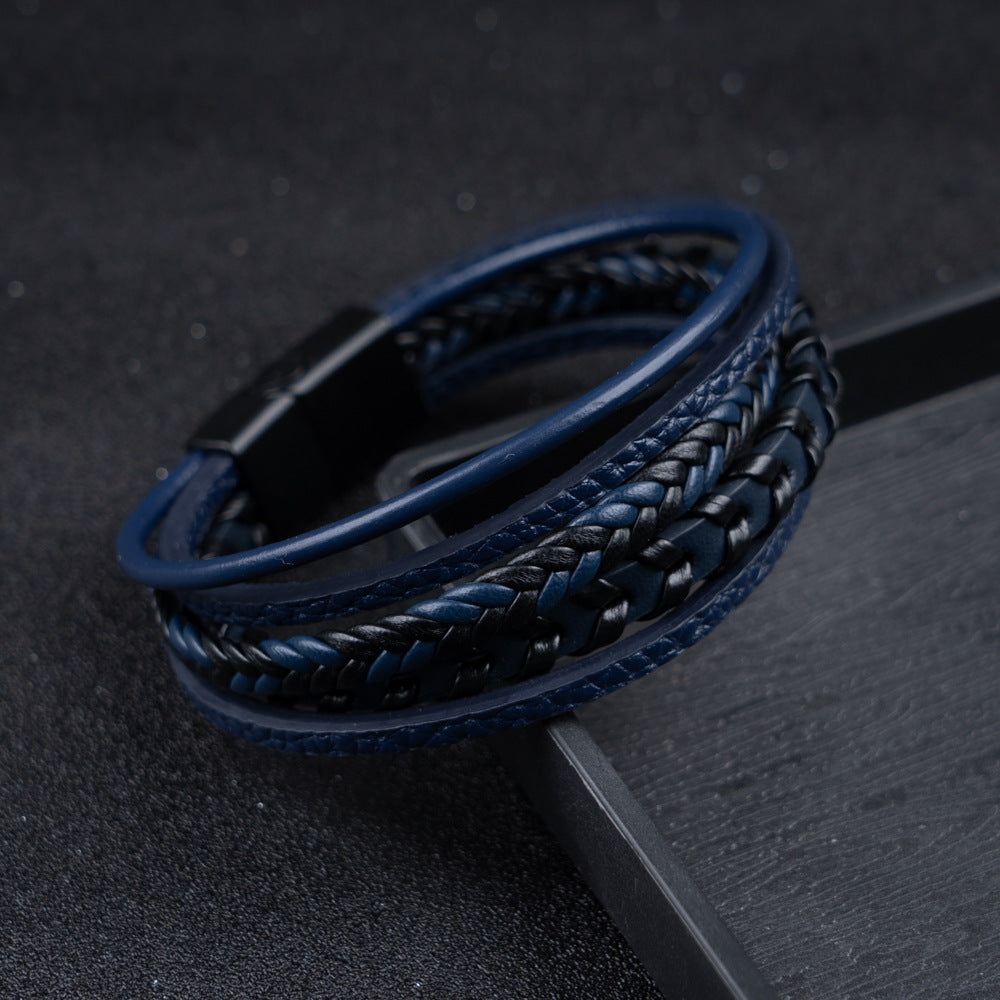 BRYNOUVELLE | BRACELET HOMME EN CUIR DE LUXE