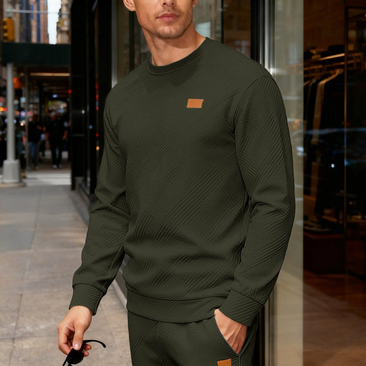BRYNOUVELLE | PULL EN MAILLE TEXTURÉE POUR HOMMES