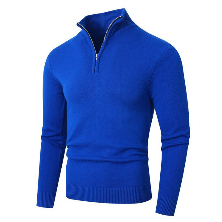 BRYNOUVELLE | Pull en Maille à Demi-Fermeture Éclair pour Homme