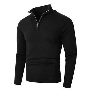 BRYNOUVELLE | Pull en Maille à Demi-Fermeture Éclair pour Homme