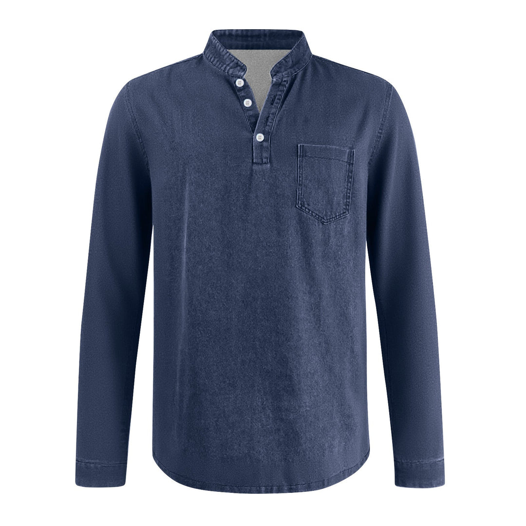 BRYNOUVELLE | T-SHIRT À MANCHES LONGUES TRADITIONNEL POUR HOMME