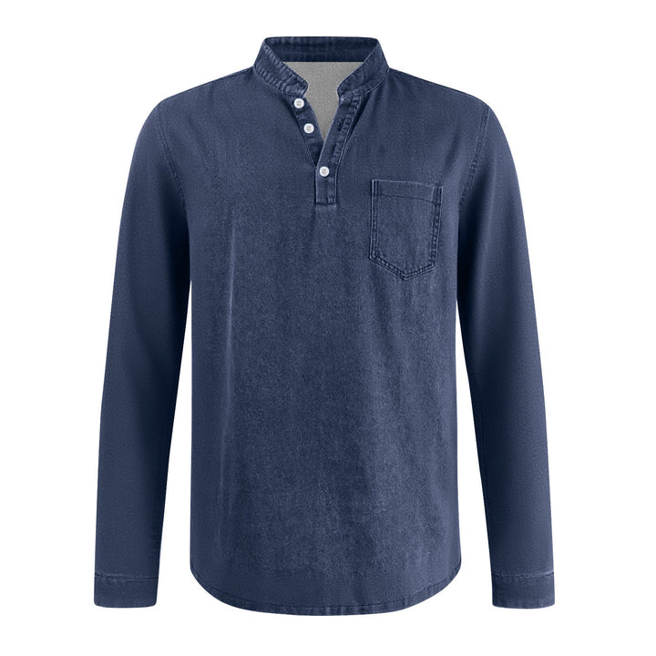 BRYNOUVELLE | T-SHIRT À MANCHES LONGUES TRADITIONNEL POUR HOMME