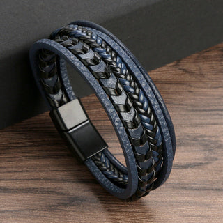 BRYNOUVELLE | BRACELET HOMME EN CUIR DE LUXE