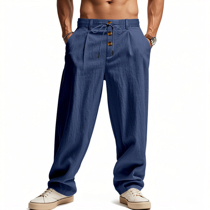BRYNOUVELLE | PANTALONS RELAXÉS EN LIN POUR HOMMES