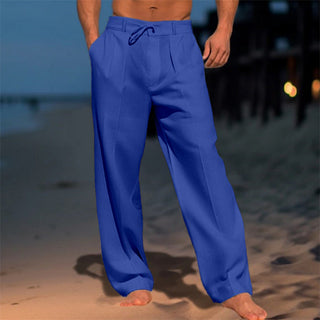 BRYNOUVELLE | PANTALONS CLASSIQUES EN LIN POUR HOMMES
