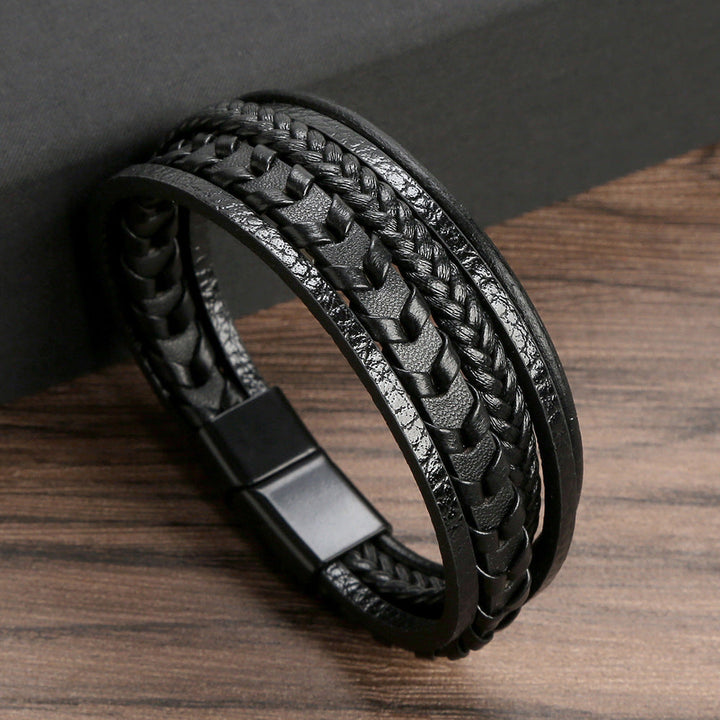 BRYNOUVELLE | BRACELET HOMME EN CUIR DE LUXE