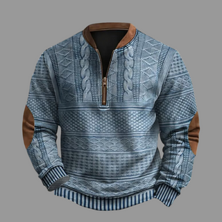 Jonas | Pull Zippé Confortable au Look Moderne