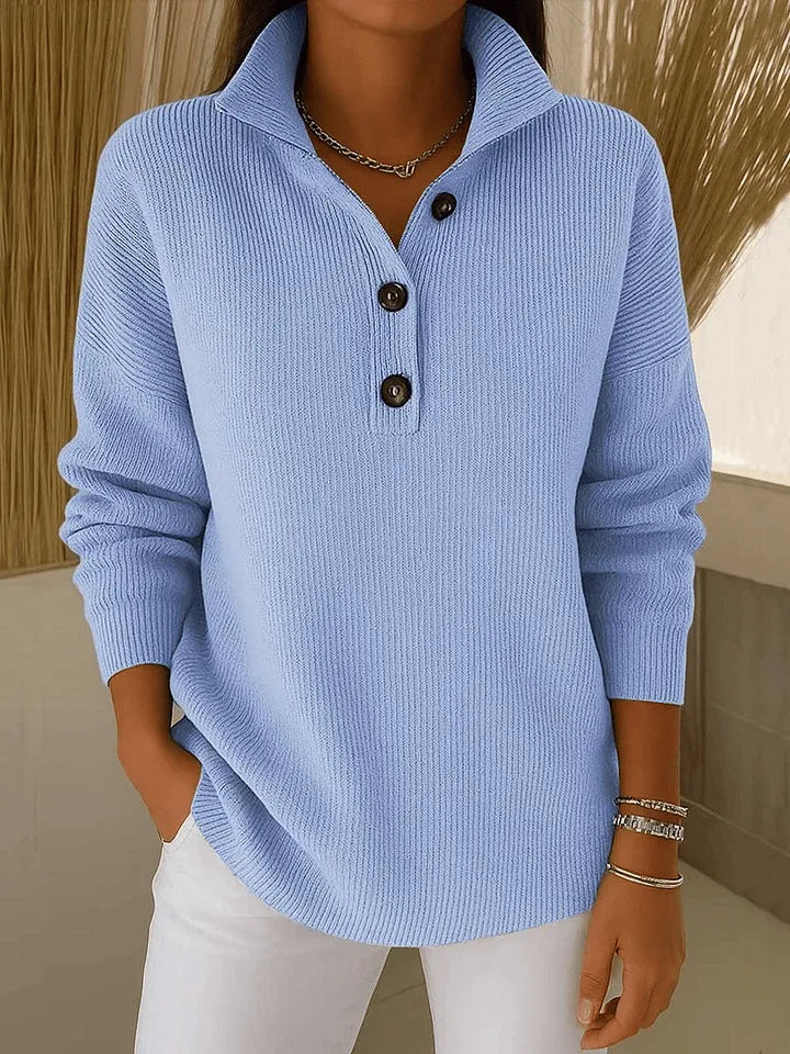Amalia | Pull Polo à Col V