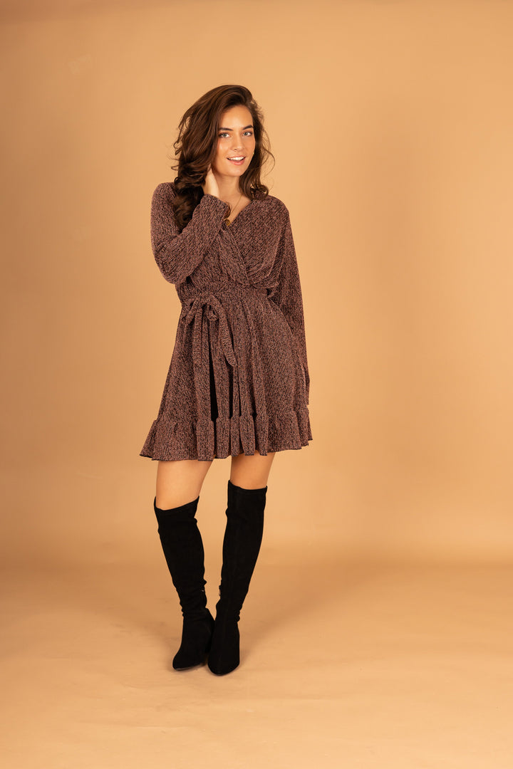 Robe de fête rose