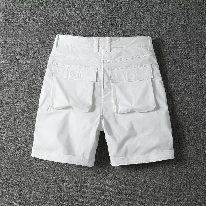 BRYNOUVELLE | Pantalon Cargo Court en Coton pour Hommes