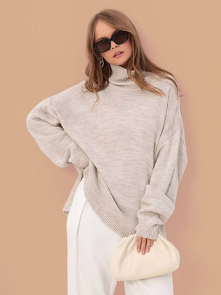 Pull oversize fendu Romane