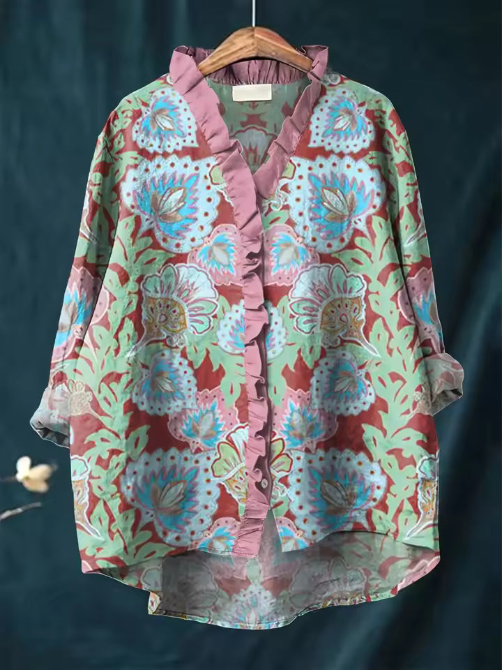 BRYNOUVELLE | Blouse au Caractère Calme Mia