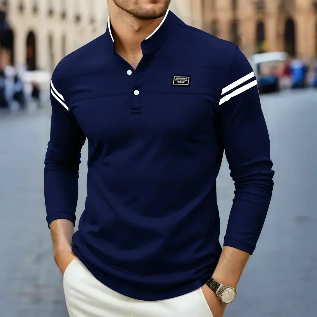 BRYNOUVELLE | T-SHIRT À MANCHES LONGUES MODERNE POUR HOMME