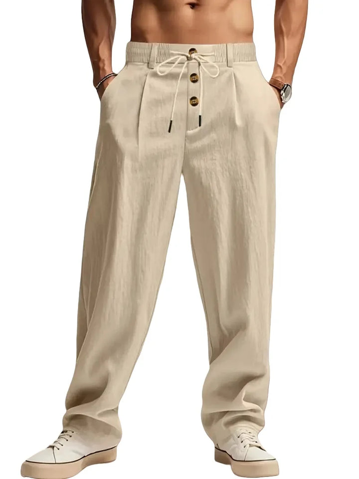 BRYNOUVELLE | PANTALONS RELAXÉS EN LIN POUR HOMMES