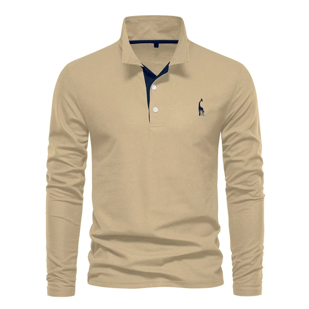 BRYNOUVELLE | T-Shirt à Manches Longues avec Col pour Homme