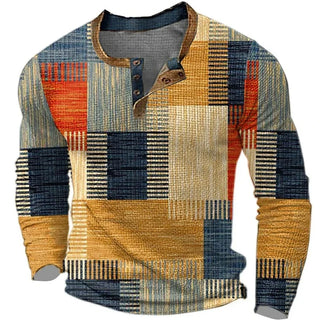Sverre | Pull Design Nordique avec Style Patchwork